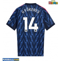 Arsenal Viktor Gyokeres #14 Auswärtstrikot 2025-26 Kurzarm